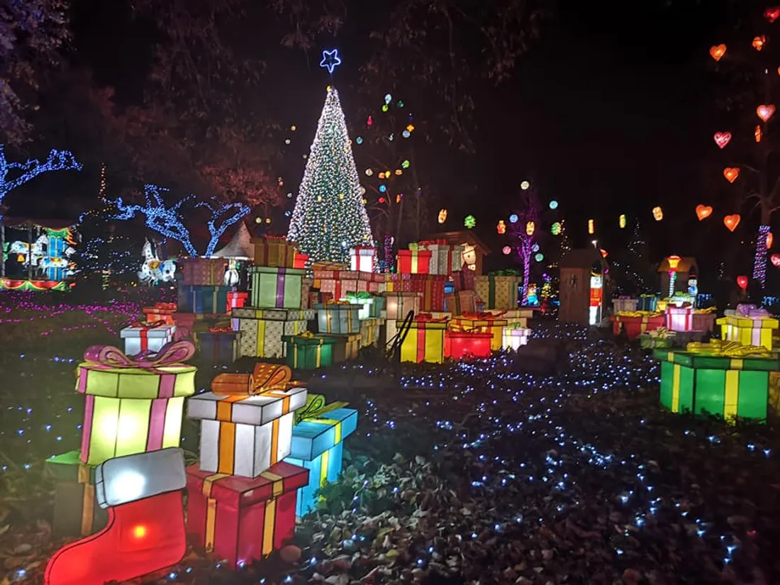 L'inauguration du Sentier des Lanternes à Metz